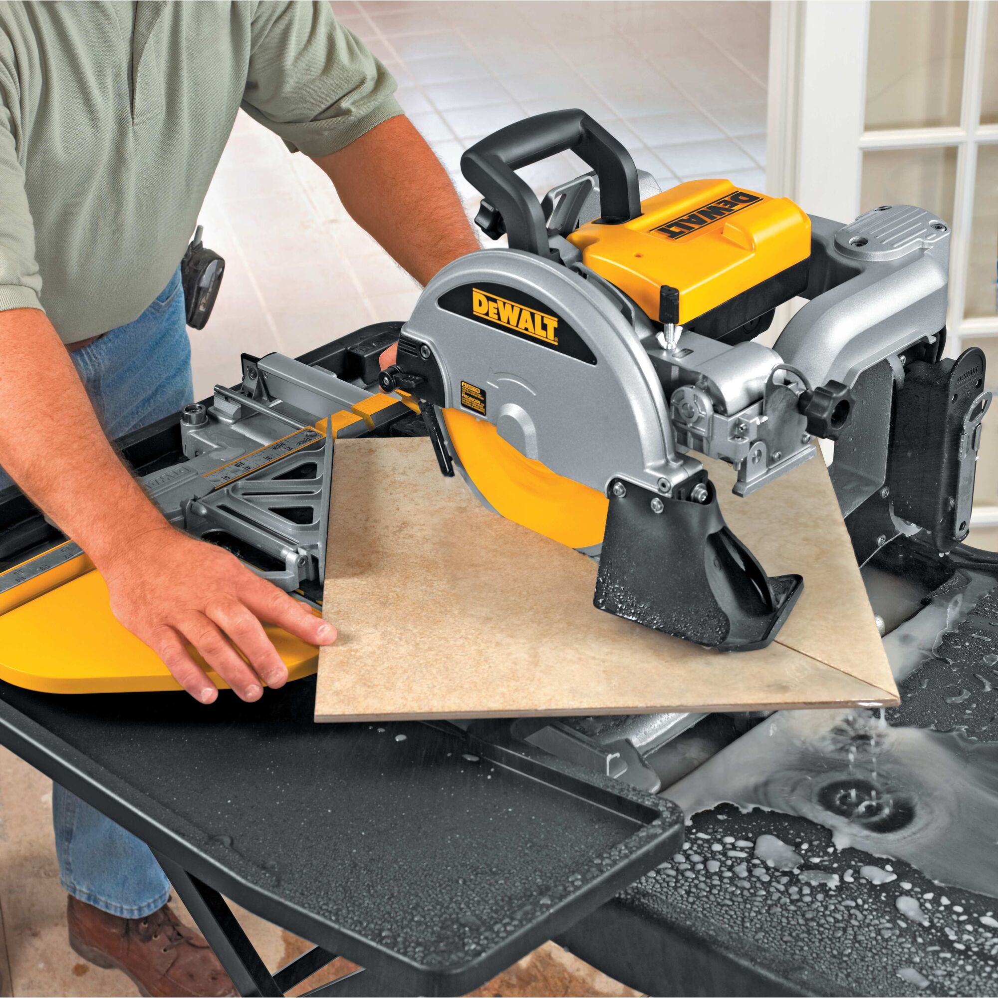 Dewalt wet deals tile saw