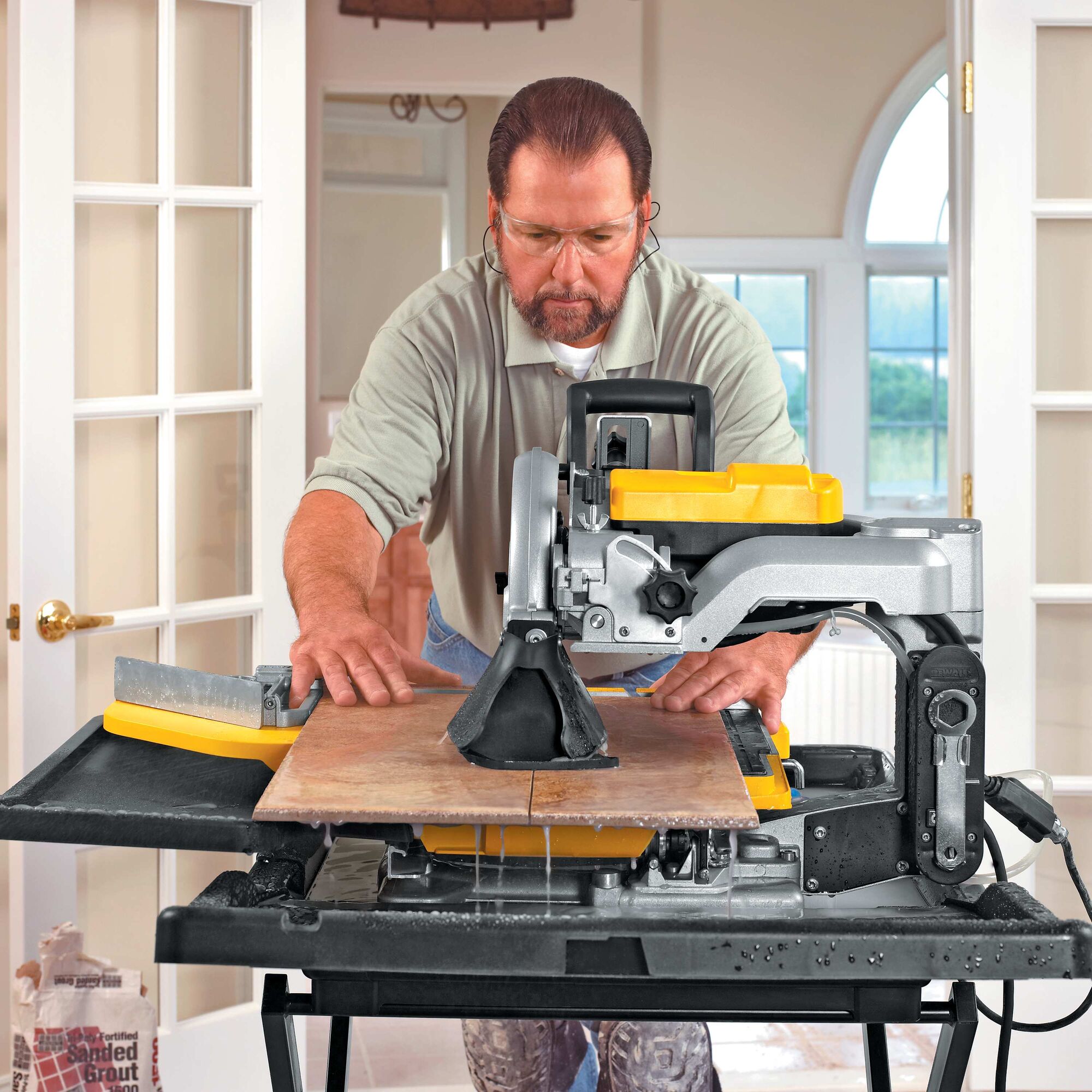 Wet cut 2024 tile saw