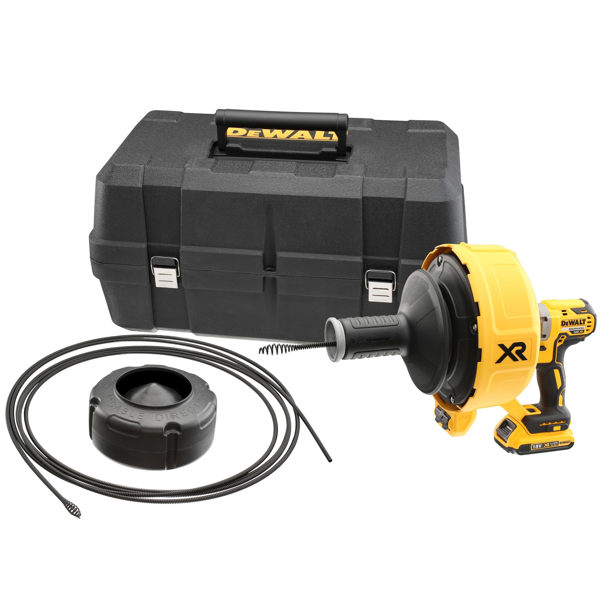 Dewalt 20v drain discount snake