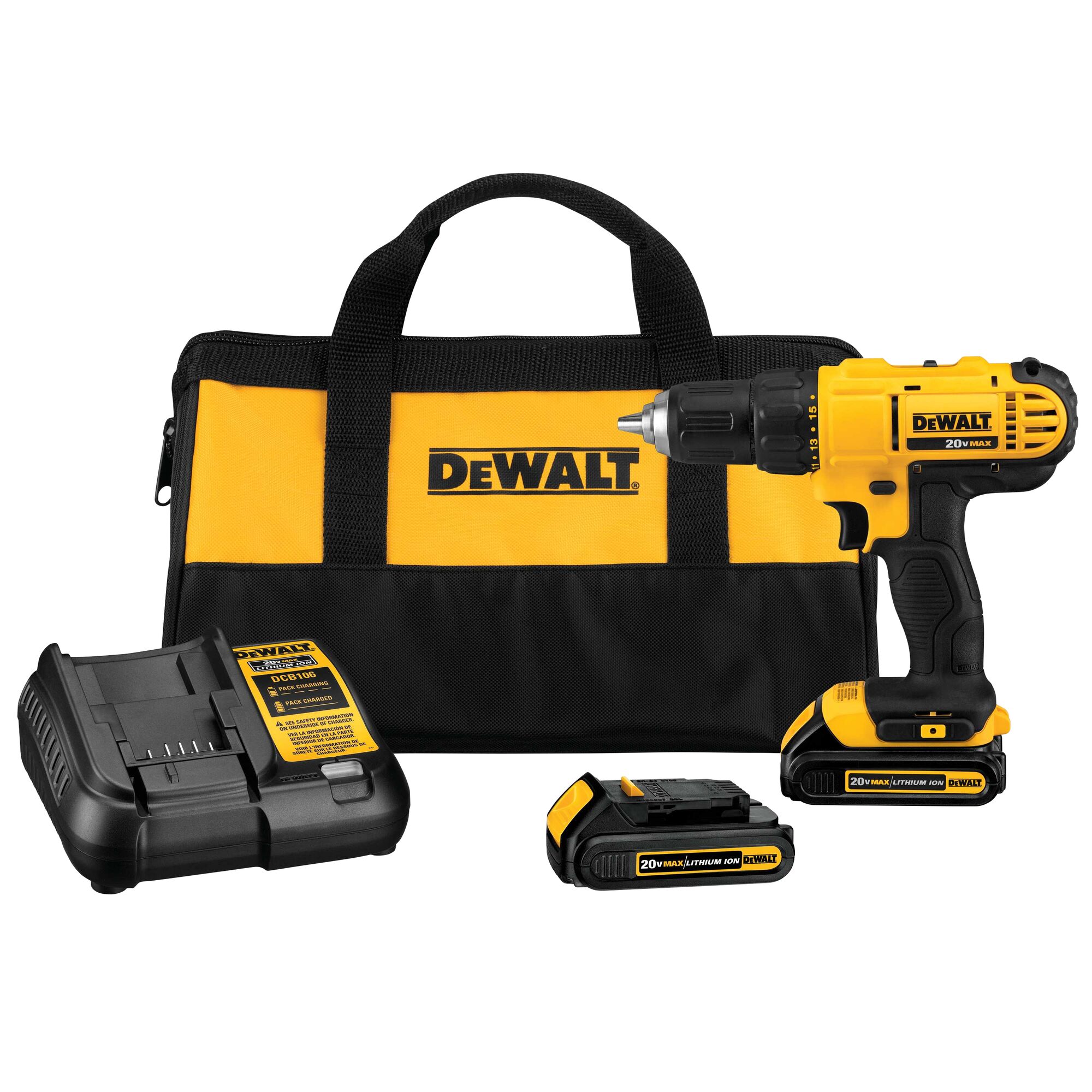 18V XR Compact Drill Driver (2 X 1.3 Ah) | DEWALT