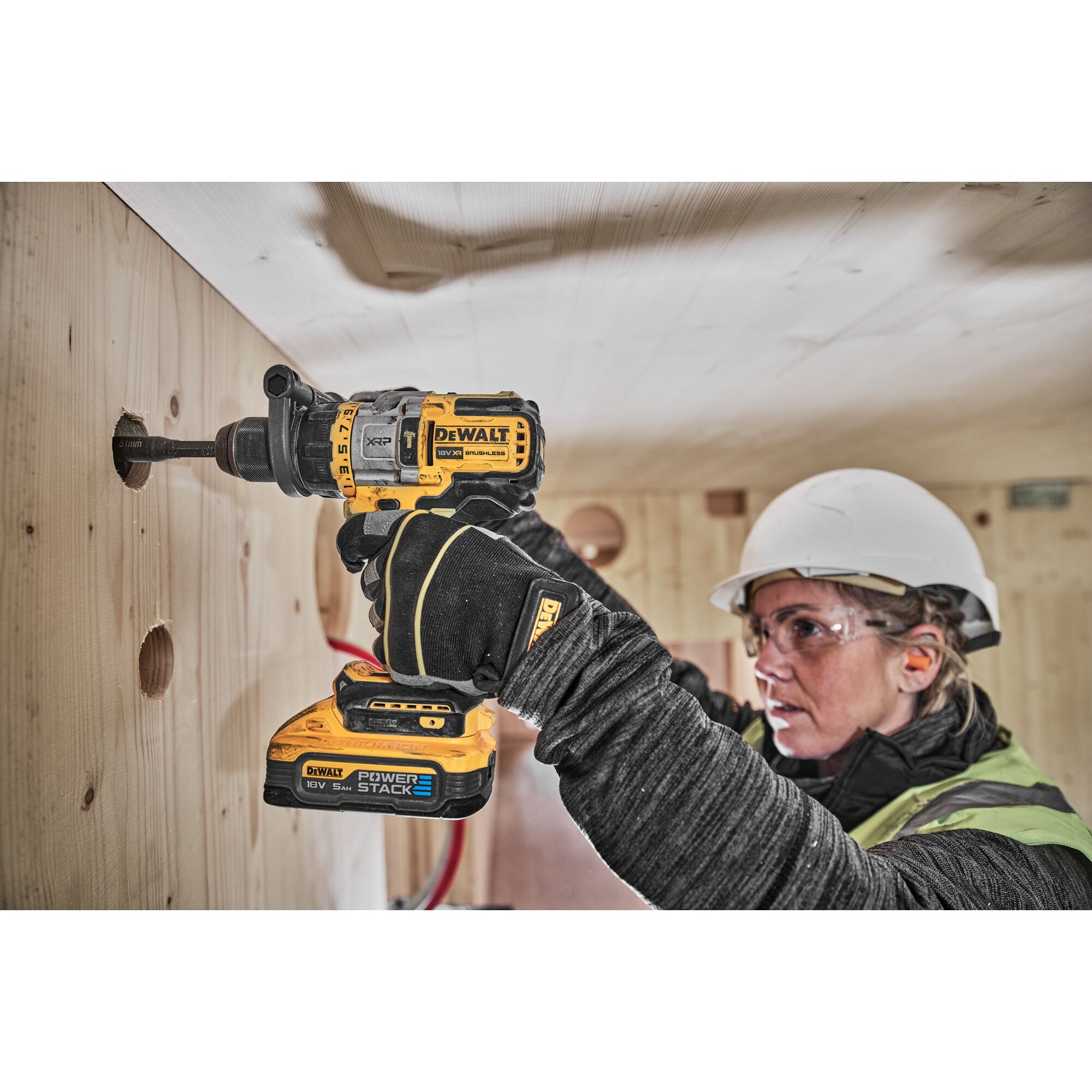 18V XRP Hammer Drill Driver With FLEXVOLT ADVANTAGE 2 X 5Ah