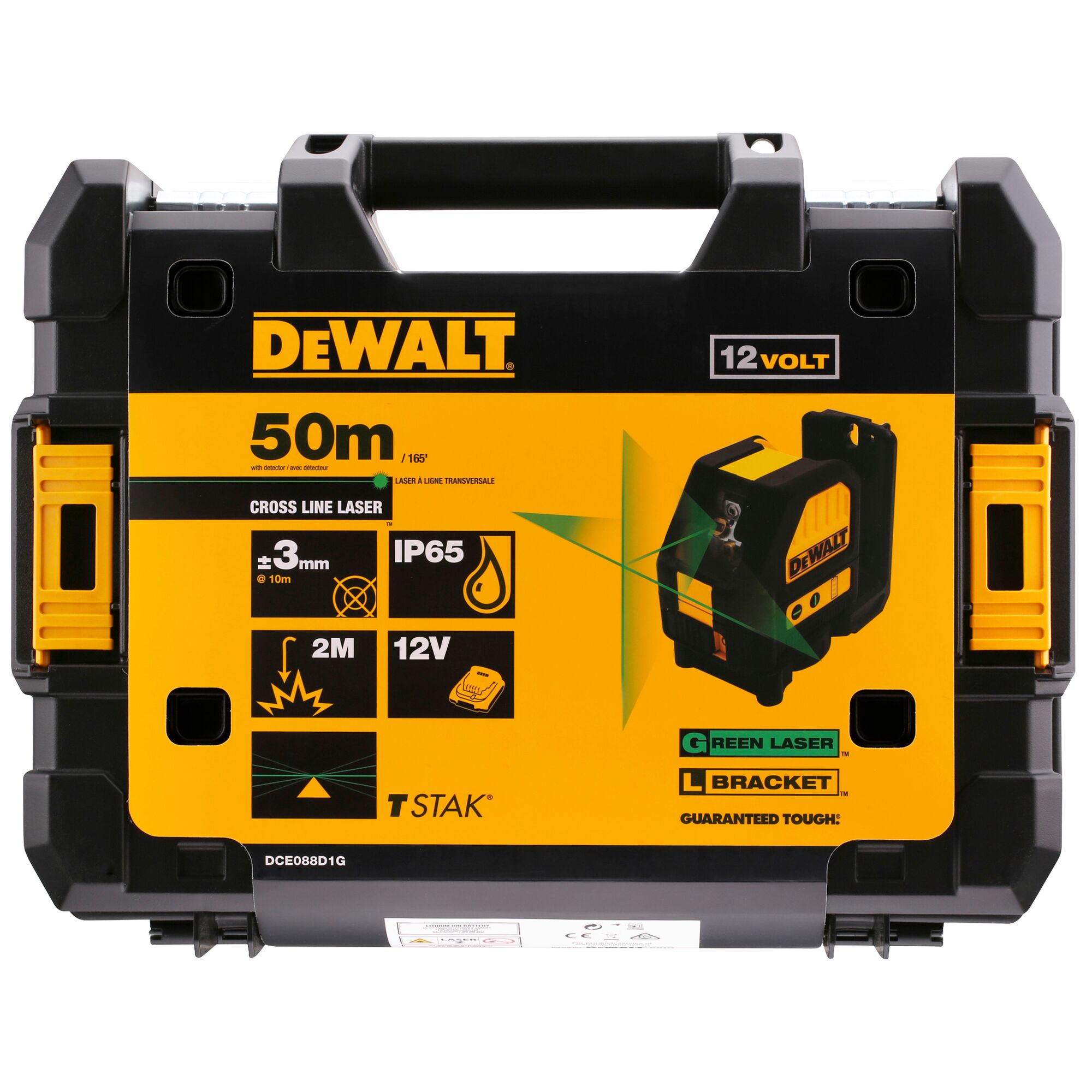 Dewalt green discount laser level 12v