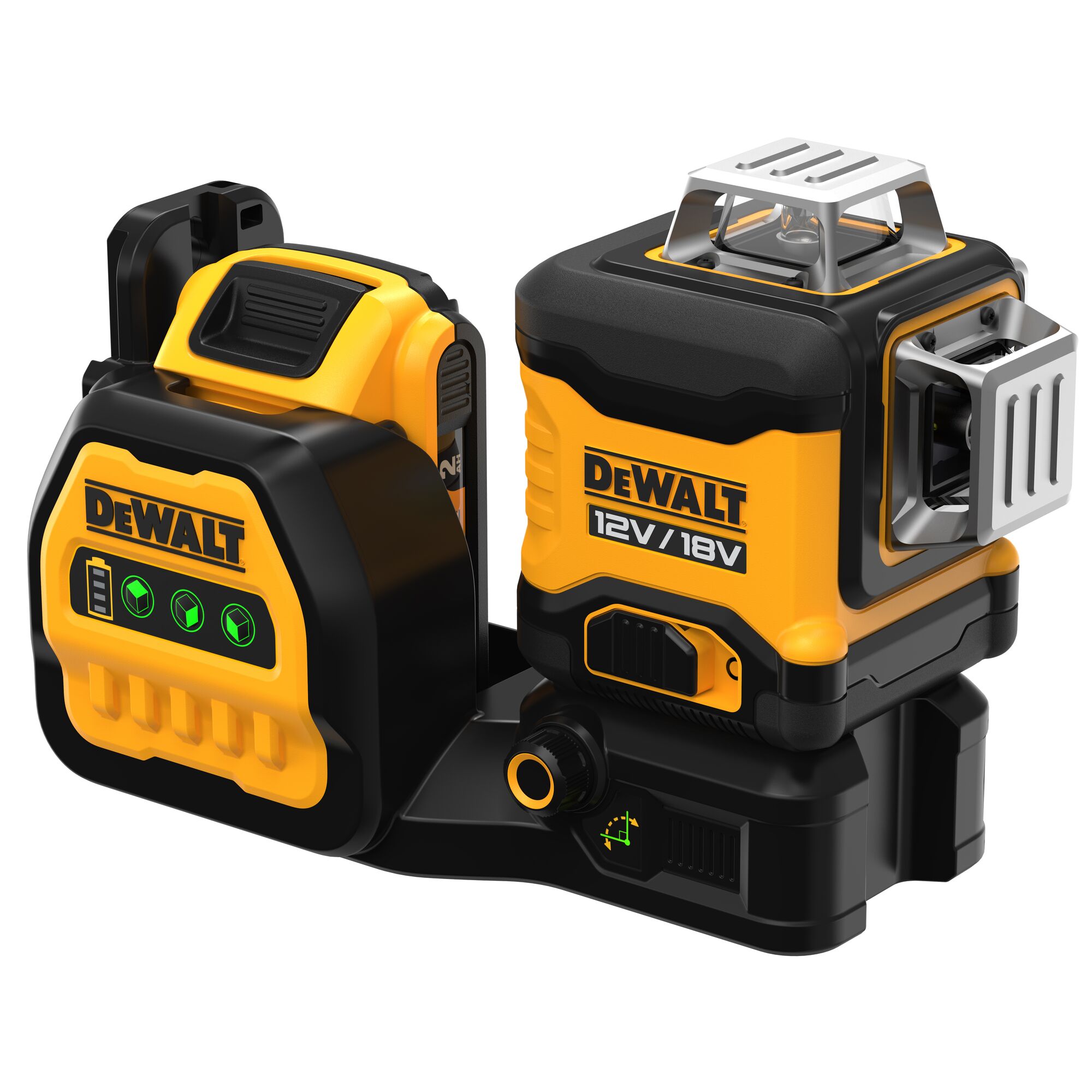 12V 18V XR Green Cross Line Laser 1 X 2 Ah 3 x 360 mm DEWALT