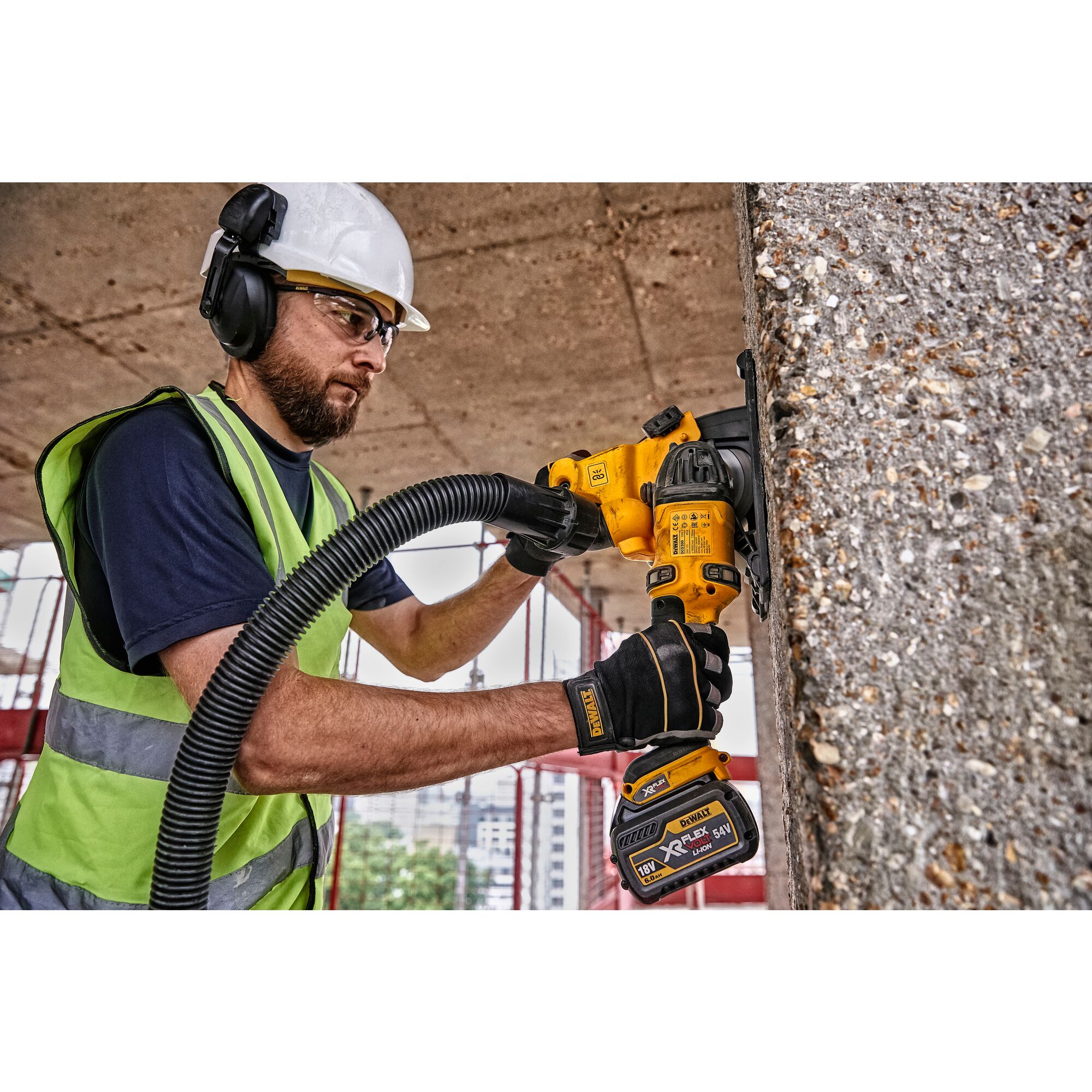 54V XR FLEXVOLT Wall Chaser 2 X 6Ah DEWALT