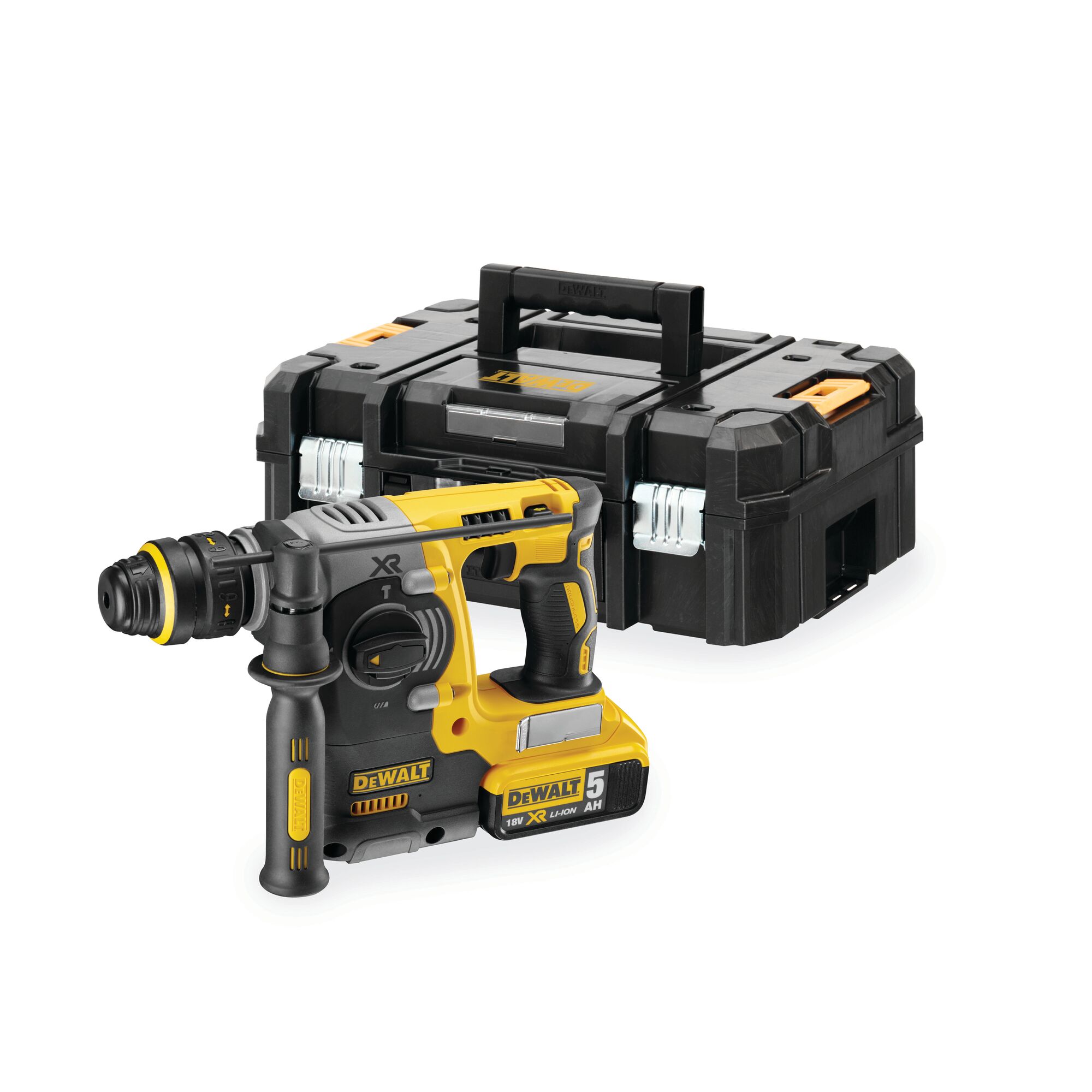 18V XR Brushless 24mm SDS Plus Hammer Drill 2 X 5Ah DEWALT