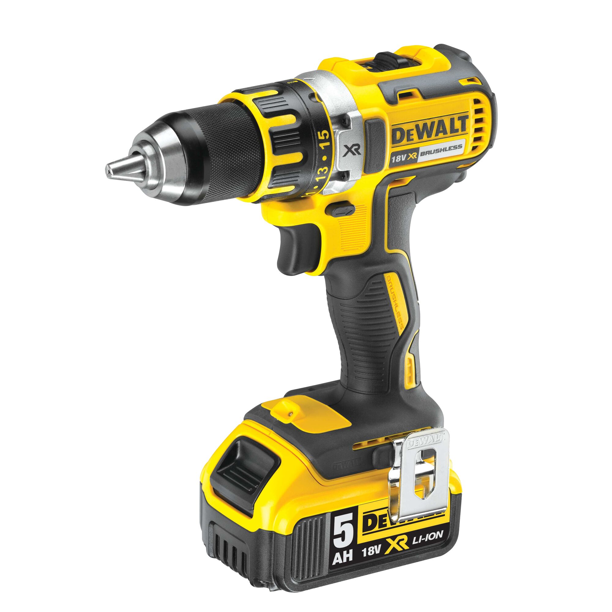 Dewalt 18v brushless twin best sale pack 5ah