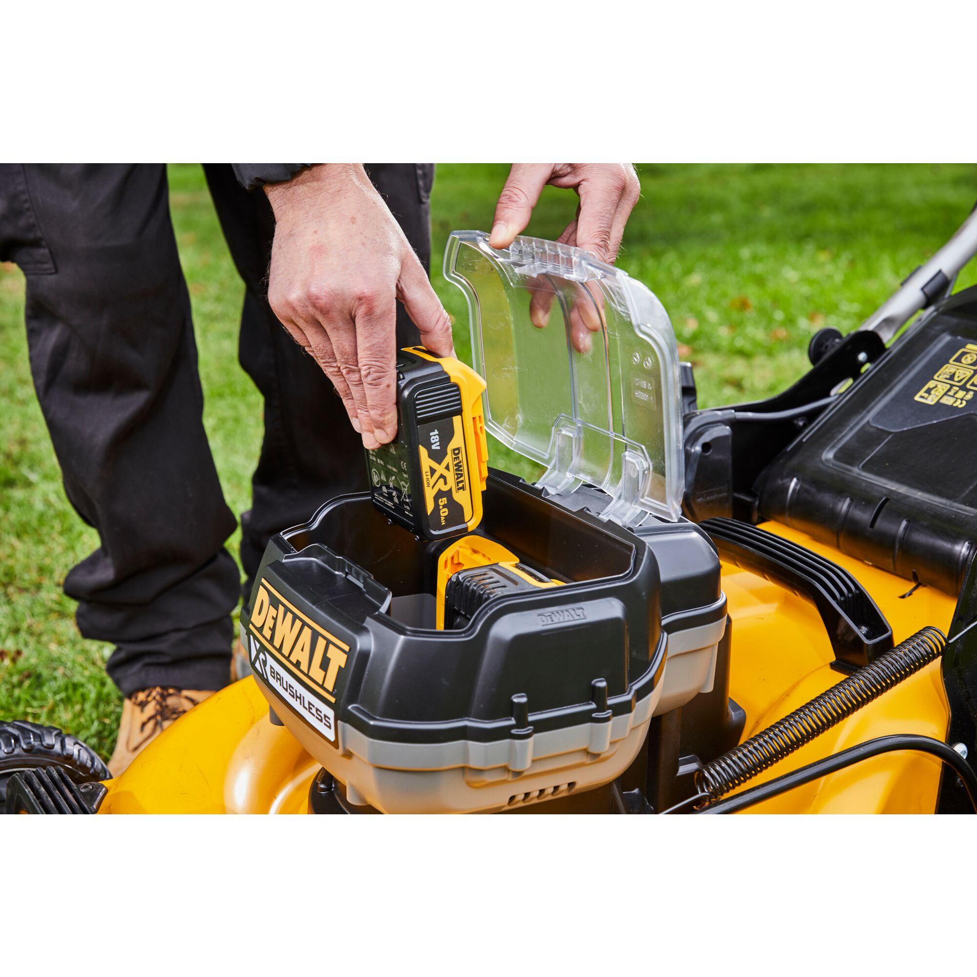 Dewalt lawn store mower bare