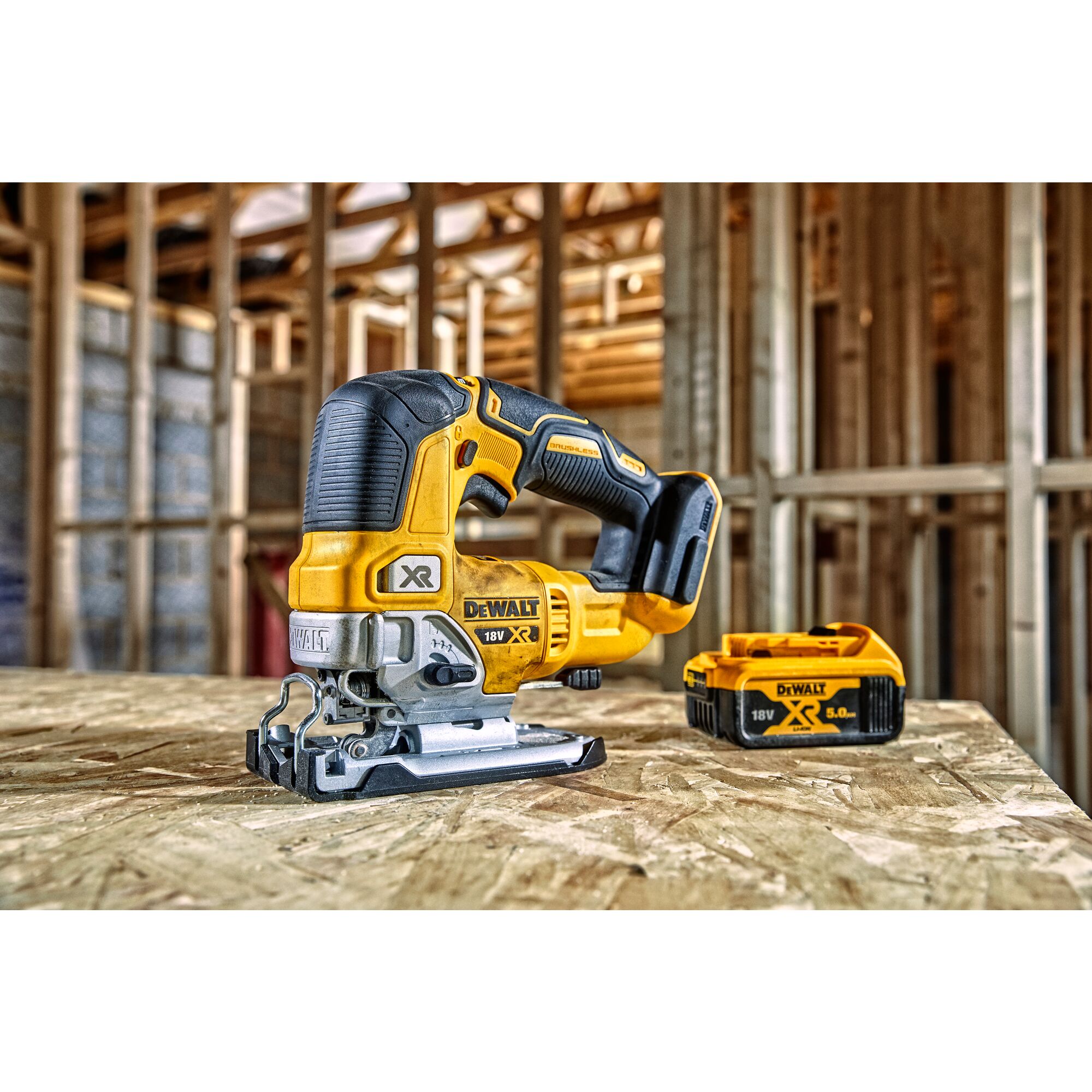 18V XR Brushless Jigsaw 2 X 5Ah DEWALT