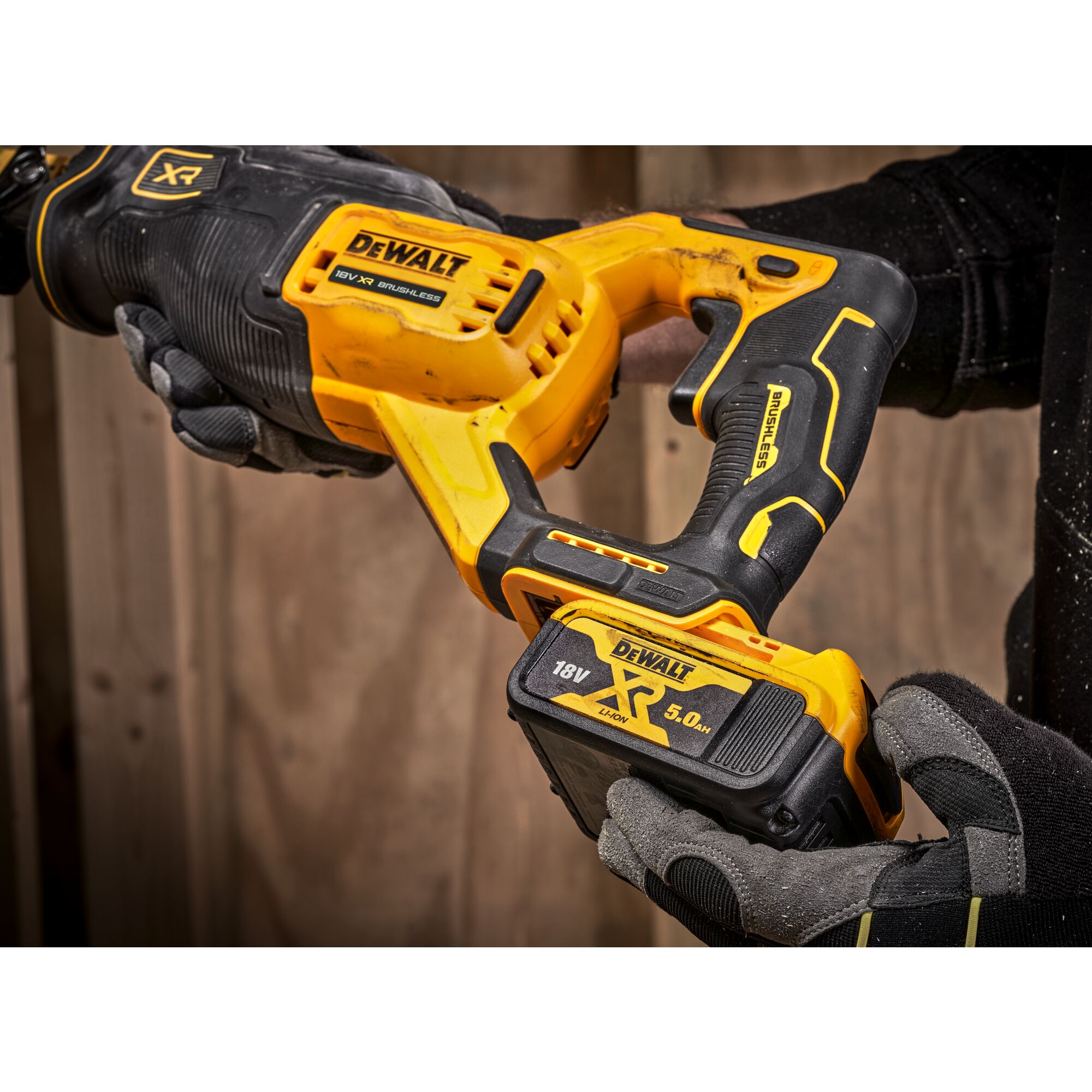 18V XR Brushless Reciprocating Saw Bare Unit DEWALT