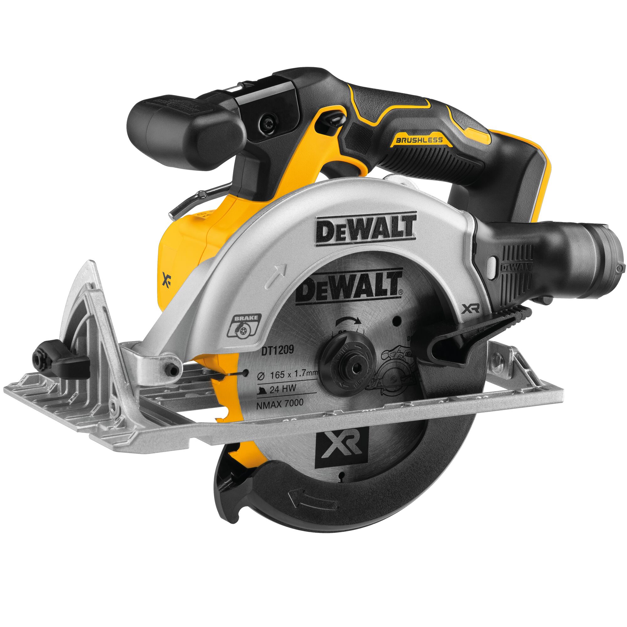 18V XR 165mm Circular Saw Bare Unit DEWALT