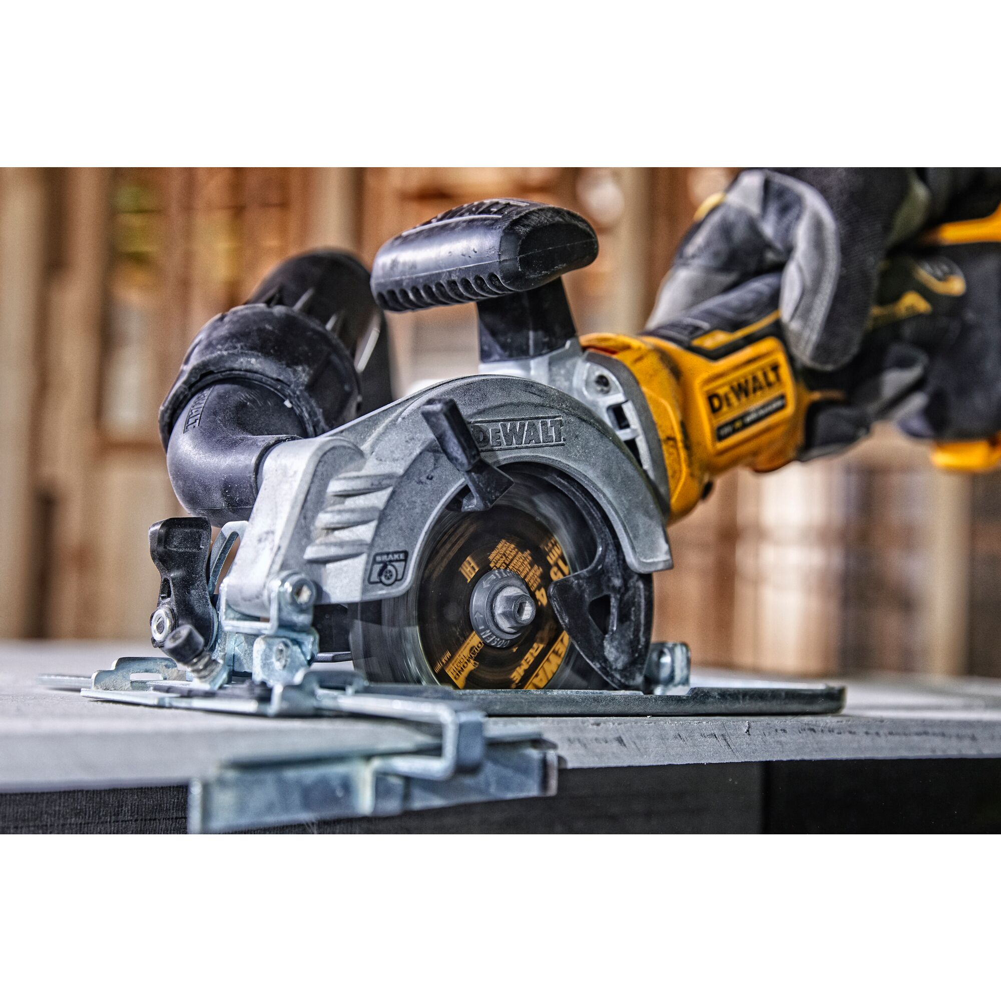 18V XR Brushless 115mm Compact Circular Saw Bare Unit DEWALT