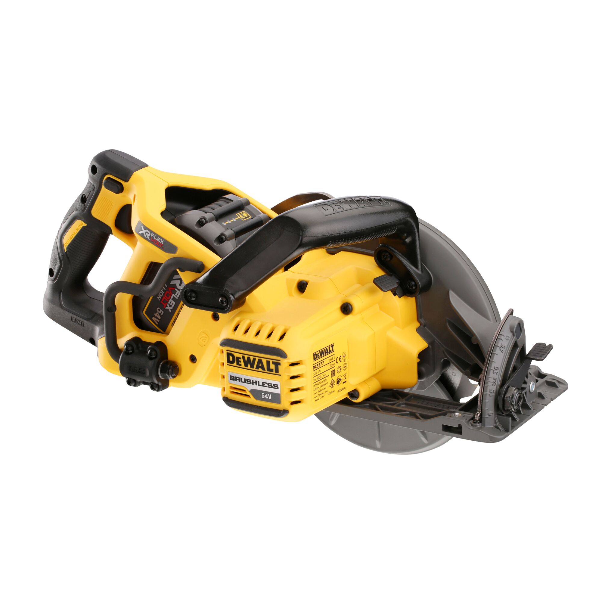 54V XR FLEXVOLT High Torque Circular Saw 190 mm 2 X 6 Ah DEWALT