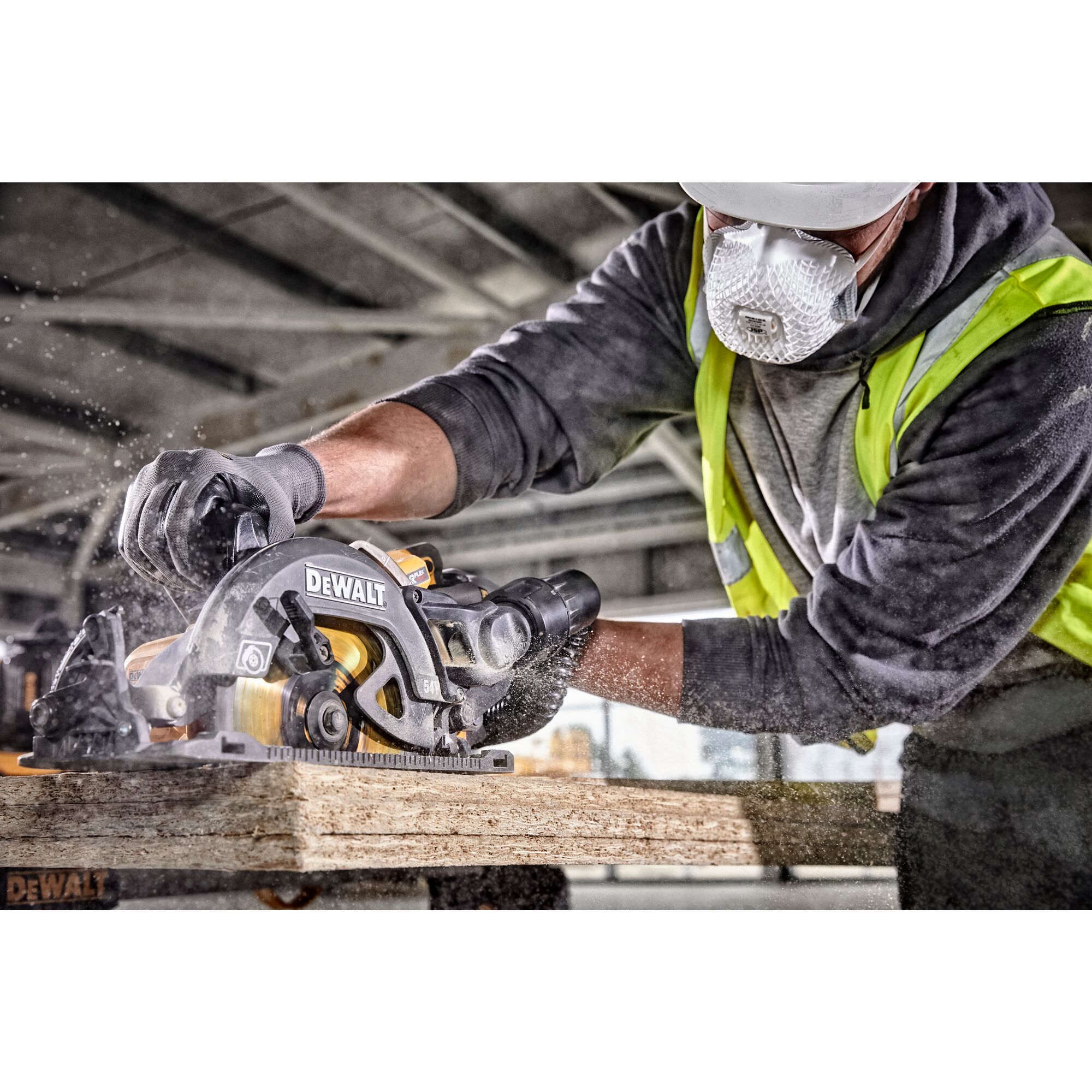 Dewalt flexvolt circular discount saw with rail