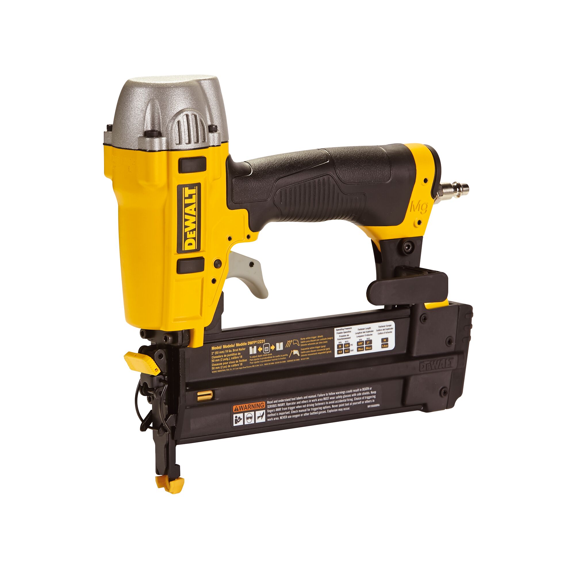 Dewalt air best sale compressor nail gun