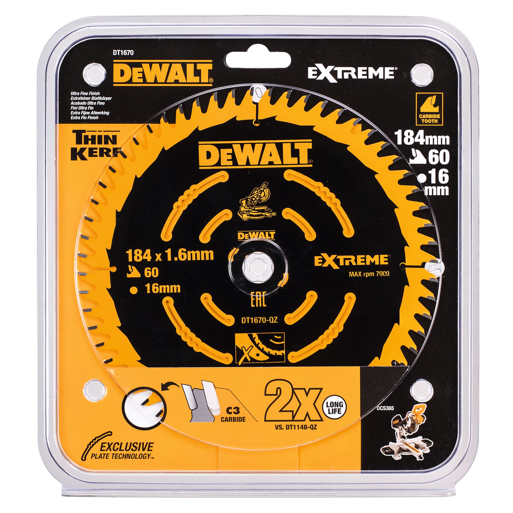 Dewalt discount 184mm blade