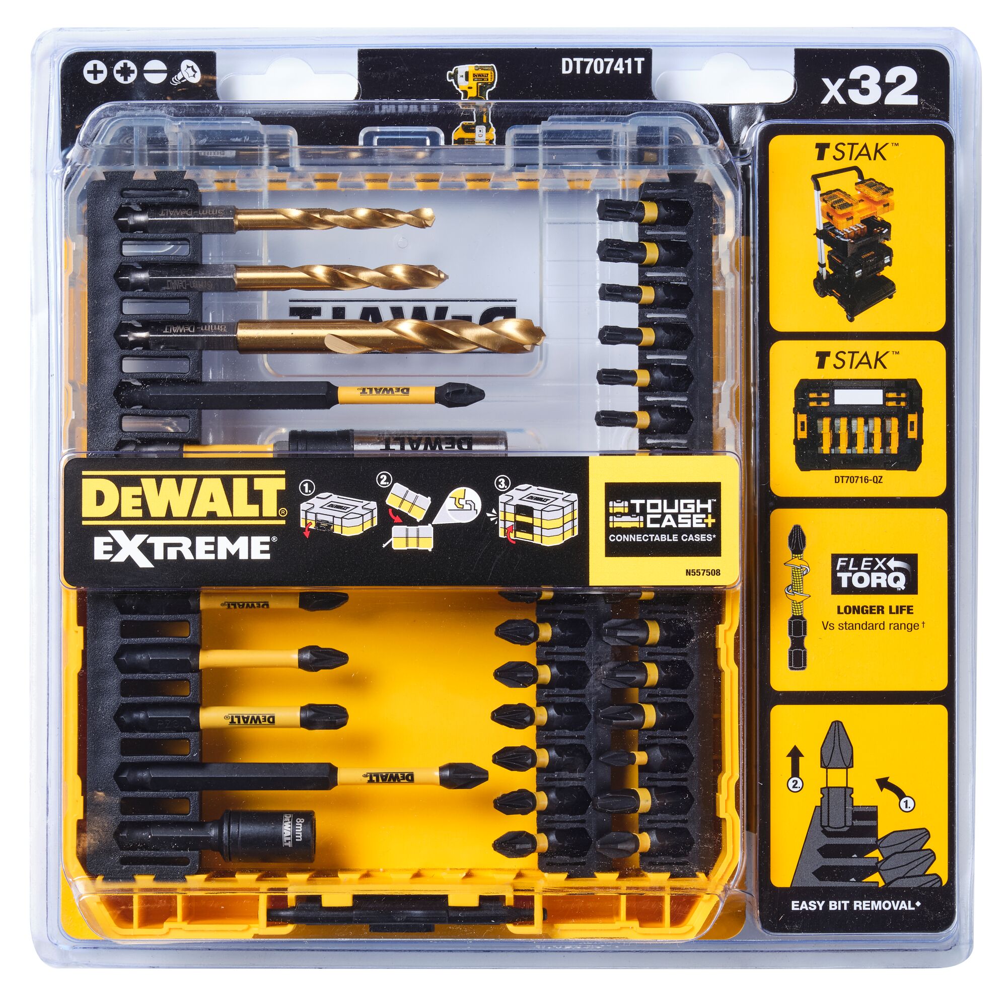 32pc FLEXTORQ Drill Drive Set DEWALT