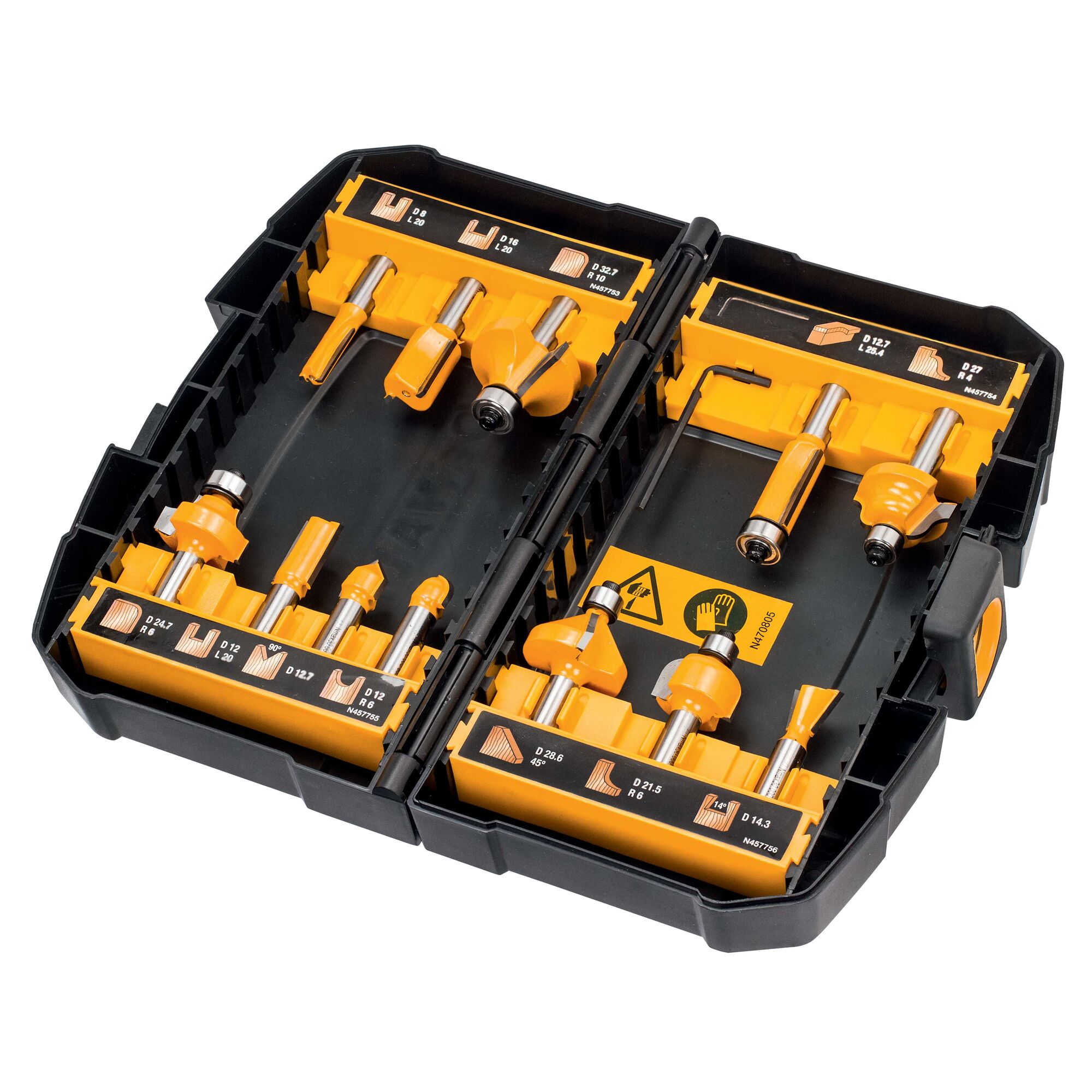 Dewalt router store bit set