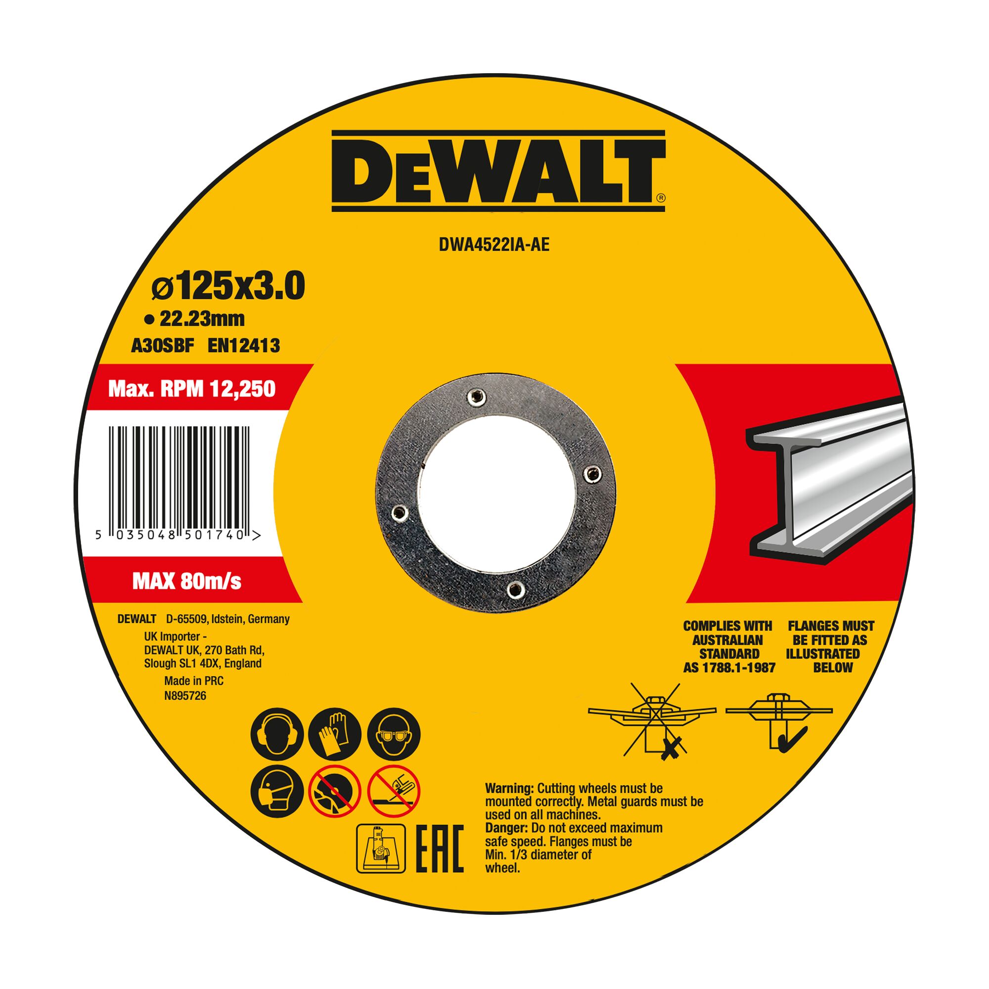 Dewalt cutting store discs