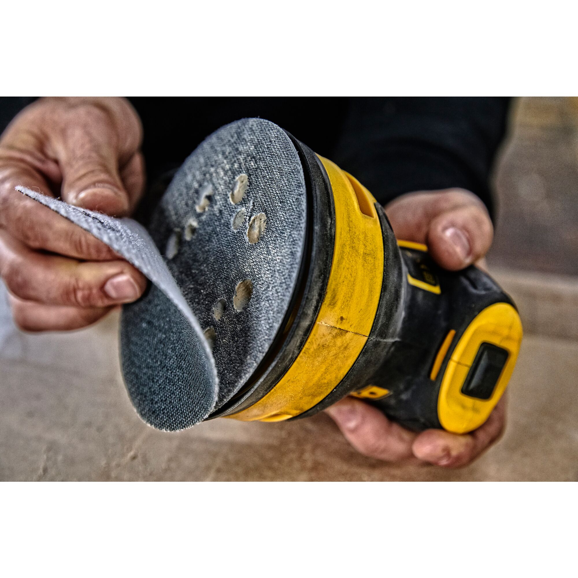 Dewalt corded orbital discount sander