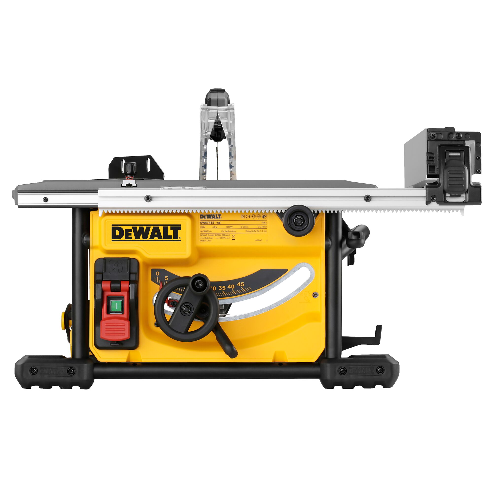 Jobsite table store saw