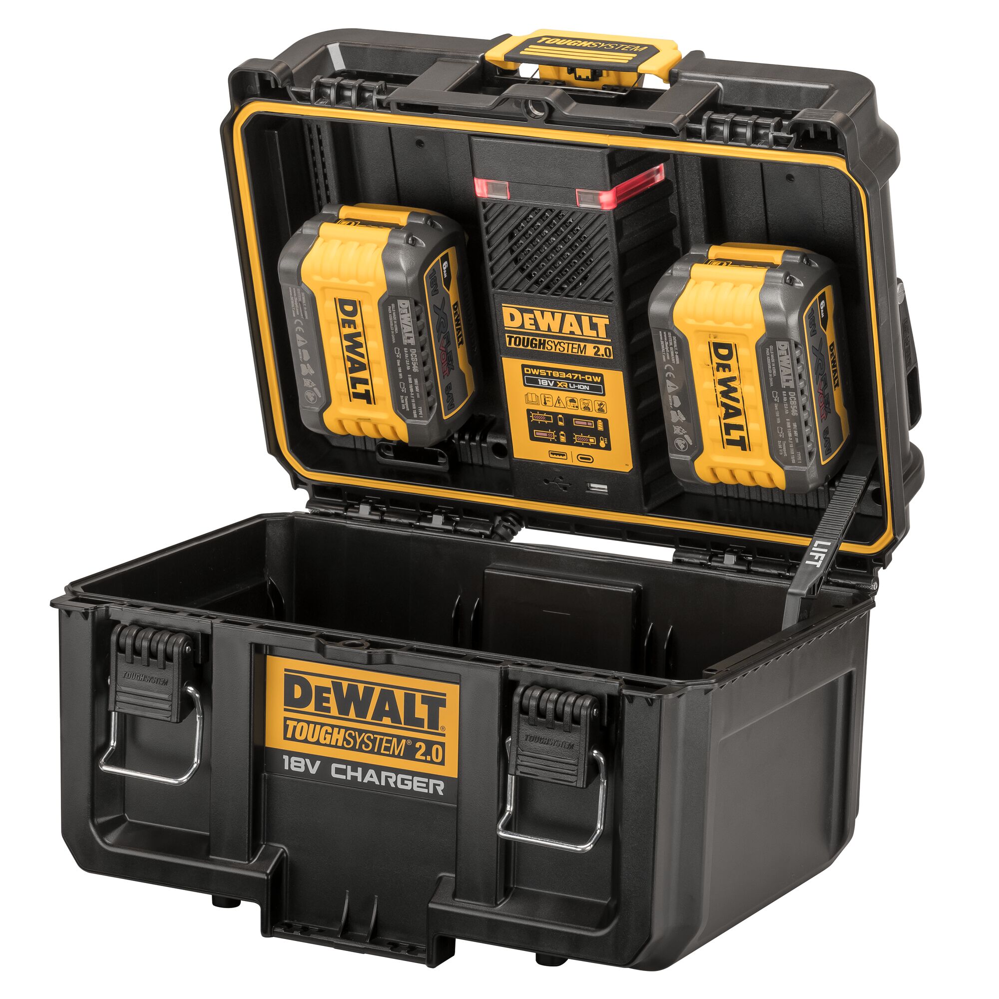 DEWALT TOUGHSYSTEM 2.0 18V Dual Port Charger DEWALT