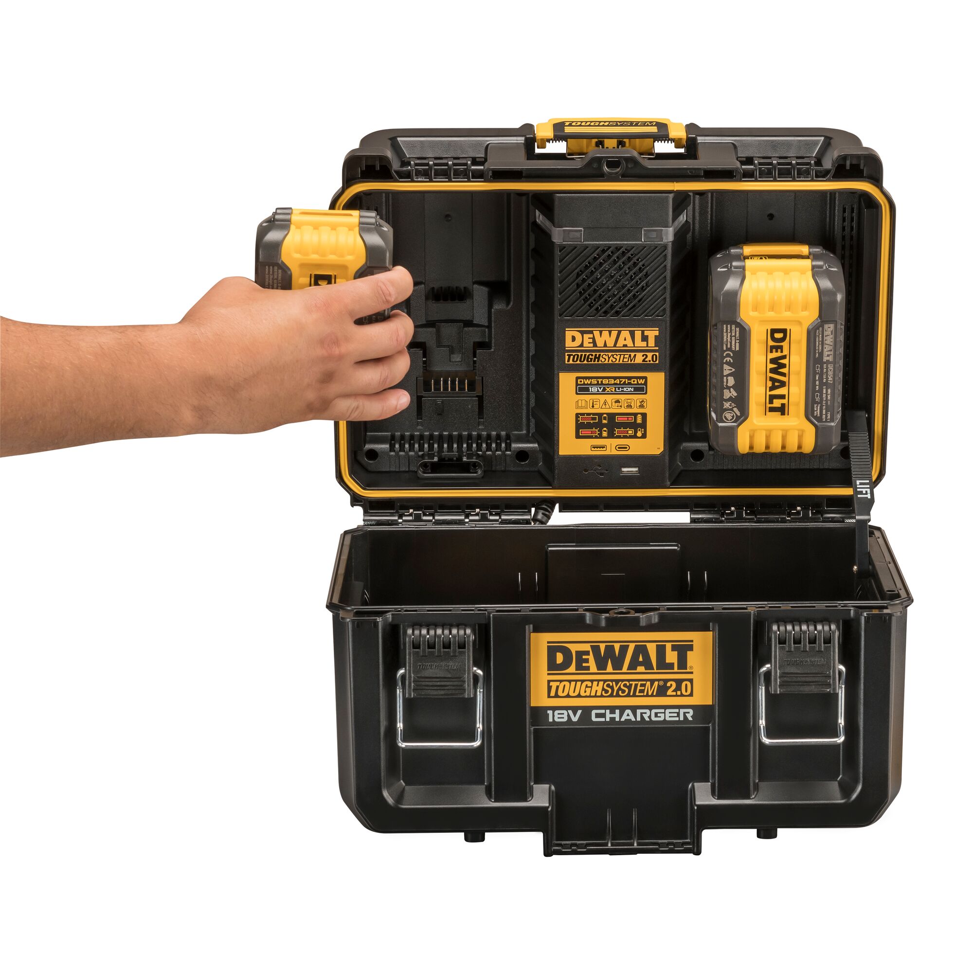 DEWALT TOUGHSYSTEM 2.0 18V Dual Port Charger DEWALT