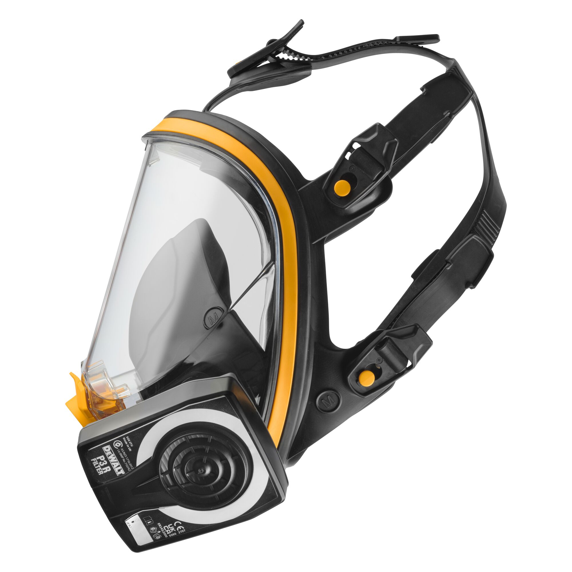 Reusable Full Face Mask Respirator with P3 Filters DEWALT