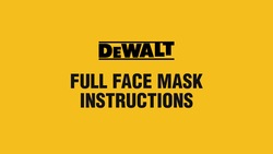 dewalt respirator mask